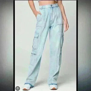 BLANK NYC The Franklin Ribcage Wide Leg Cargo